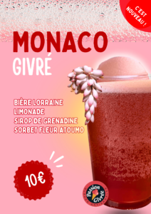 Cocktail givré Le Monaco